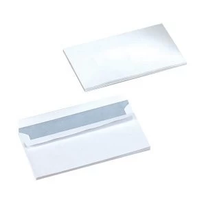 Image of 5 Star Office DL Envelopes Wallet Self Seal 90gsm White Pack 500