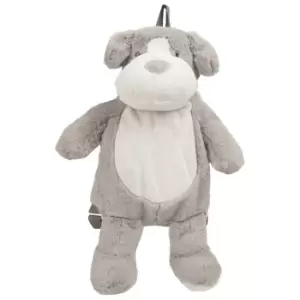 Image of Mumbles Childrens/Kids Zippie Dog Backpack (38cm) (Light Grey)