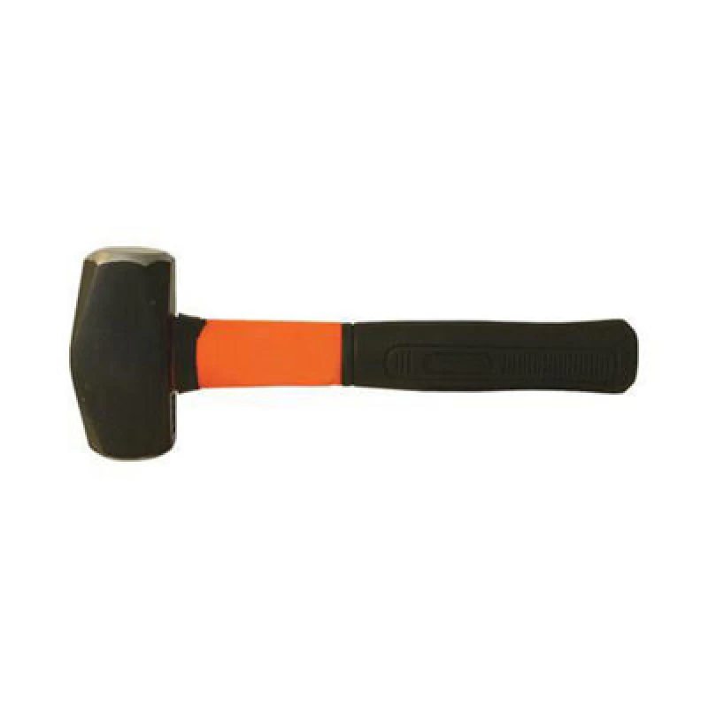 Image of Loops 2lb Fibreglass Shaft Lump Hammer Steel Head Shock Absorbing Fibreglass Shaft Metallics