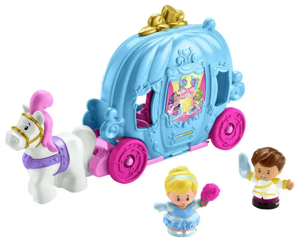 Image of Little People Disney Princess Cinderella's Carriage Playset