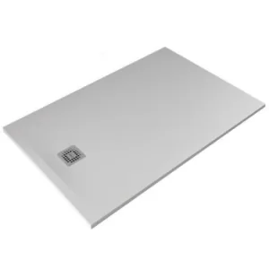 Image of Bathstore RAK Slate Shower Tray White 1400x900mm