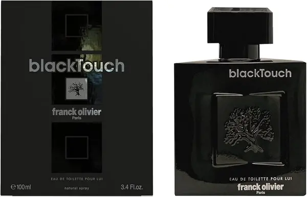 Image of Franck Olivier Black Touch Eau de Toilette For Him 100ml
