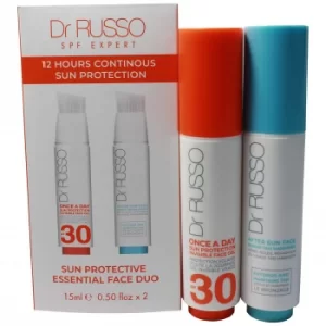 Image of Dr. Russo Sun Essential SPF30 Face Gel and After Sun Face Repair Duo