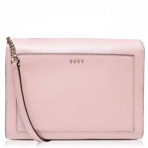Image of DKNY Sutton Chain Medium Boxy Cross Body Bag - CashmerePnk CAH