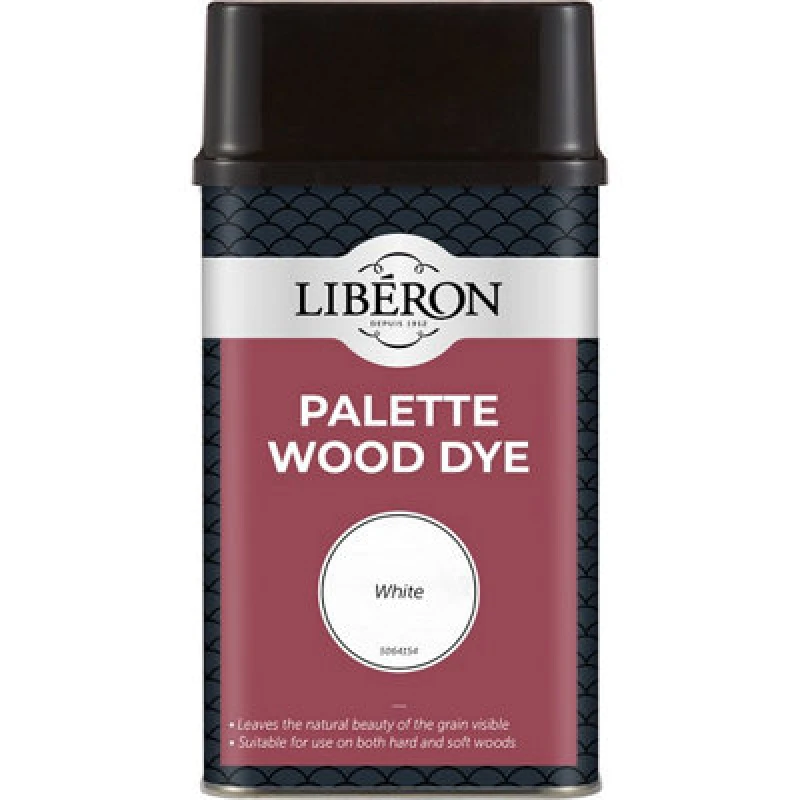 Image of Liberon Palette Wood Dye White 500ml White