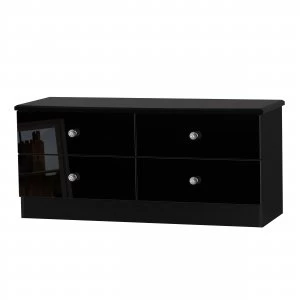 Image of Robert Dyas Tedesca Ready Assembled 4-Drawer Midi Chest of Drawers