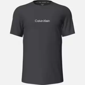 Image of Calvin Klein Jeans Logo Cotton-Blend T-Shirt - S