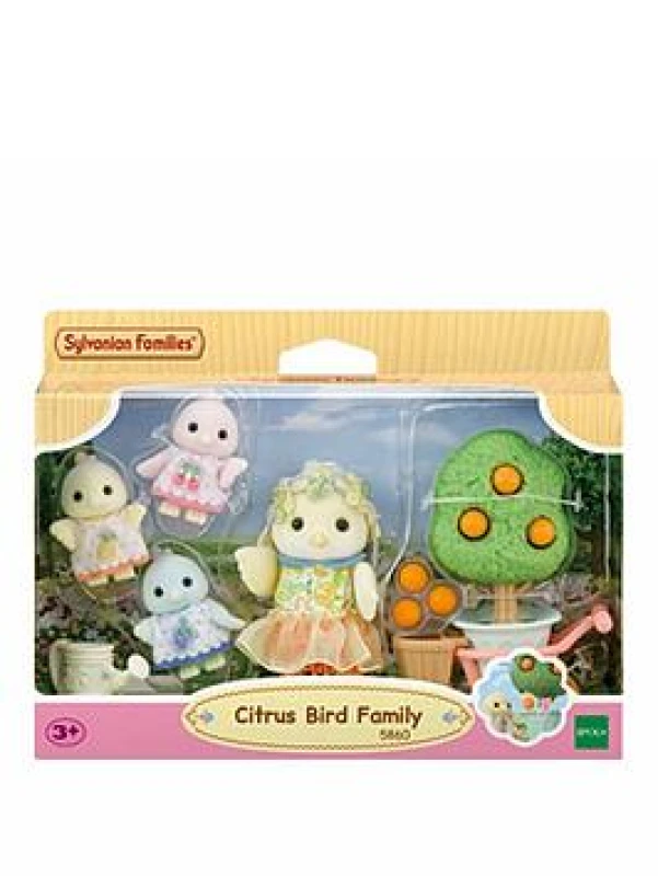 Image of Sylvanian Families - 5860 citroenvogel familie speelset met dierenfiguur en accessoires dierenfiguren vogels speelgoed voor kinderen vanaf 3 jaar