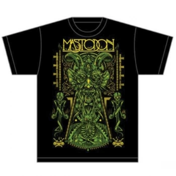 Image of Mastodon - Devil on Black Unisex XX-Large T-Shirt - Black