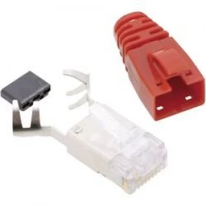Image of BEL Stewart Connectors SS39RTE SS39RTE RJ45 Connector CAT 6 8P8C RJ45 Plug straight Red