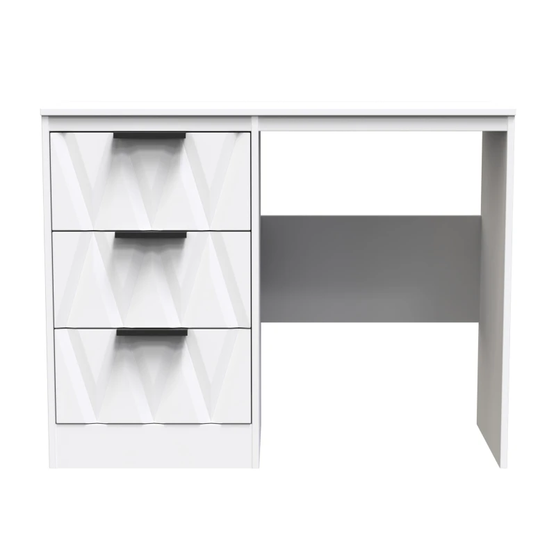 Image of Ready Assembled 2 U Washington 3 Drawer Vanity (Ready Assembled) in White White Unisex