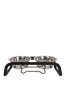 Image of Rosewood Bone Shaped Double Diner 800Ml X2