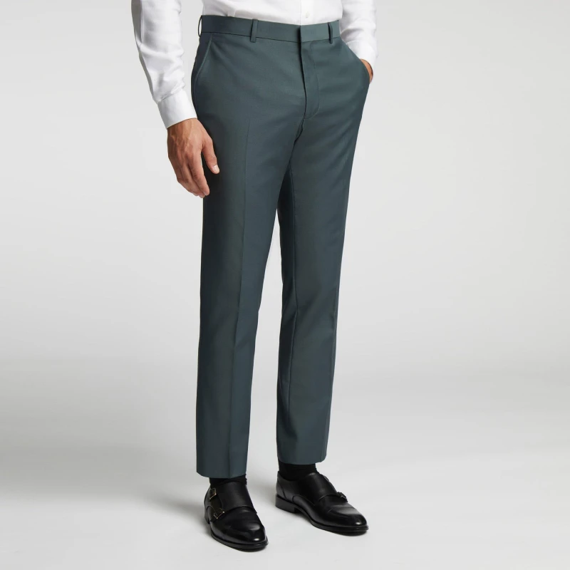 Image of Ted Baker Mens Lunan Slim Fit Suit Trousers Green male 36W R