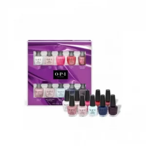 Image of OPI Holiday 2021 10 Piece Mini Nail Varnish Pack