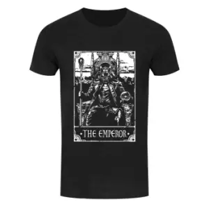 Image of Deadly Tarot Mens The Emperor T Shirt (M) (Heather Black)