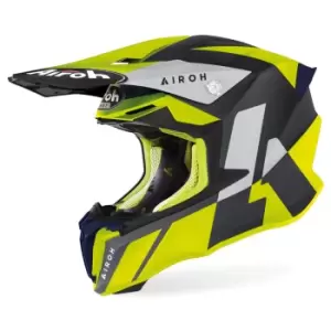 Image of Airoh Twist 2.0 Lift Motocross Helmet, black-yellow, Size S, black-yellow, Size S