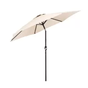 Image of Groundlevel 2M Crank And Tilt Garden Parasol - Cream