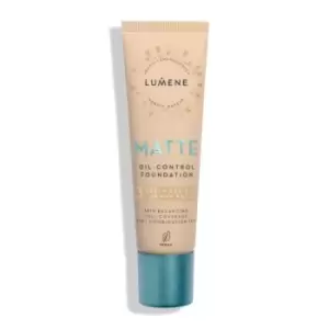 Image of Lumene Matte Oil-control Foundation 3 Fresh Apricot