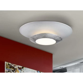 Image of Schuller Hole - Integrated LED Flush Ceiling Light Round Matt White