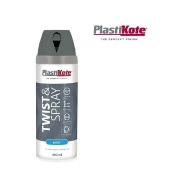 Image of Twist & Spay Matt 400ml Blue Steel PKT23123 - Plastikote