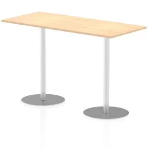 Image of Italia Poseur Table Rectangle 1800800 Top 1145 High Maple