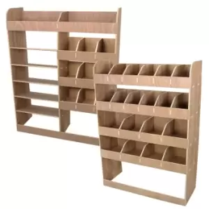 Image of Monster Shop Vauxhall Vivaro SWB Plywood Van Racking Unit