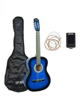 Image of 3Rd Avenue 3Rd Avenue 3/4 Size Classical Guitar Pack - Blueburst With Free Online Music Lessons