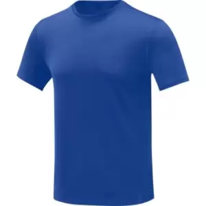 Image of Elevate Mens Kratos Cool Fit Short-Sleeved T-Shirt (M) (Blue)