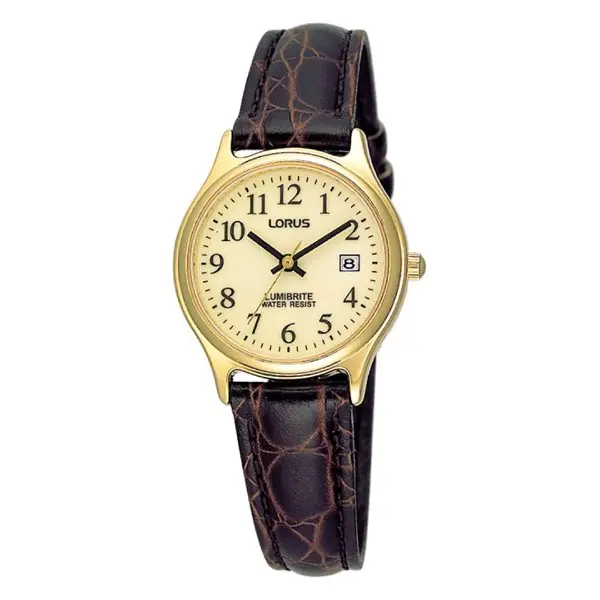 Image of Lorus RXT92AX5 Brown Strap Watch - W58139