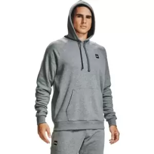 Image of Under Armour Mens Rival Fleece Hoodie Pitch Gray Heather XL