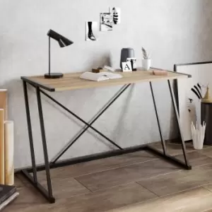 Image of Decorotika Anemon industrial 120 Cm Wide Modern Writing Desk Home Office Desk