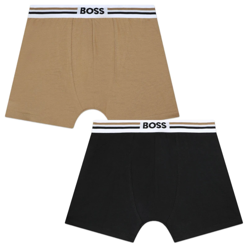 Image of Boss Boss 2 Pck Boxers Boxers 4Y Blue 42716018135