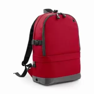 Image of BagBase Backpack / Rucksack Bag (18 Litres Laptop Up To 15.6 Inch) (pack Of 2) (classic Red)
