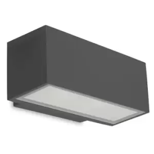 Image of Afrodita LED Light Outdoor Small Wall Washer Light Urban grey IP65