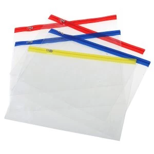 Image of Ryman A4 Zip Bags - Pack of 5