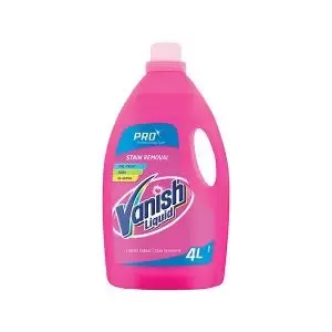 Image of Vanish Liquid Fabric Stain Removal 4 Litre 74909 RK55515