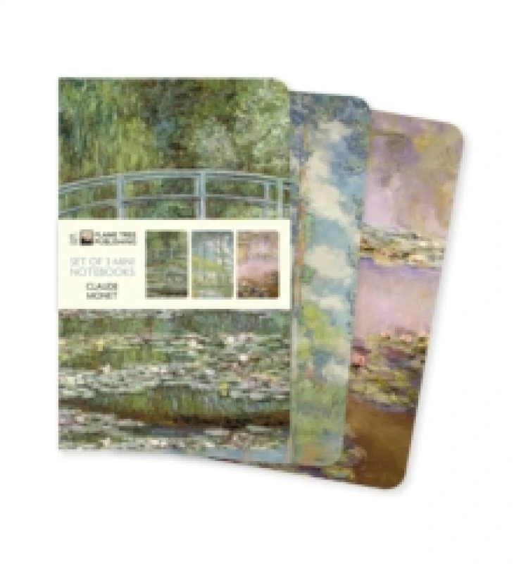 Image of Claude Monet Set of 3 Mini Notebooks Notebook / blank book