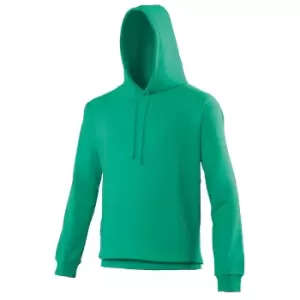 Image of Awdis Unisex College Hooded Sweatshirt / Hoodie (S) (Spring Green)