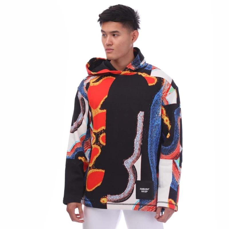 Image of Ambush Allover Printed Hoodie - Multi Multi XS