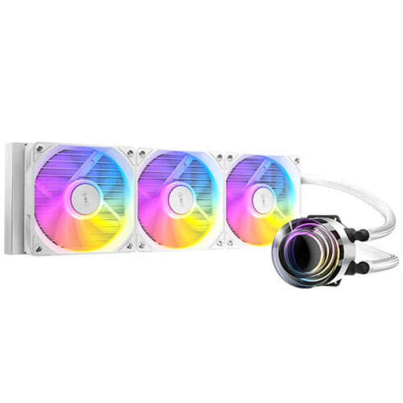 Image of Antec Antec Vortex Lum 360 ARGB All-in-One CPU Cooler - White 0-761345-40056-5