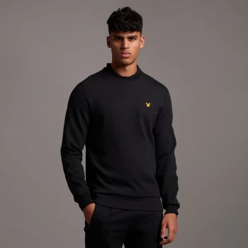 Image of Mens Sleeve Tape Crew - True Black - XL