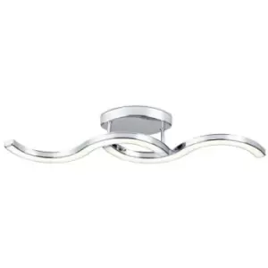 Image of Linea Verdace Lighting - Linea Verdace Bezier Integrated LED Semi Flush Light Chrome