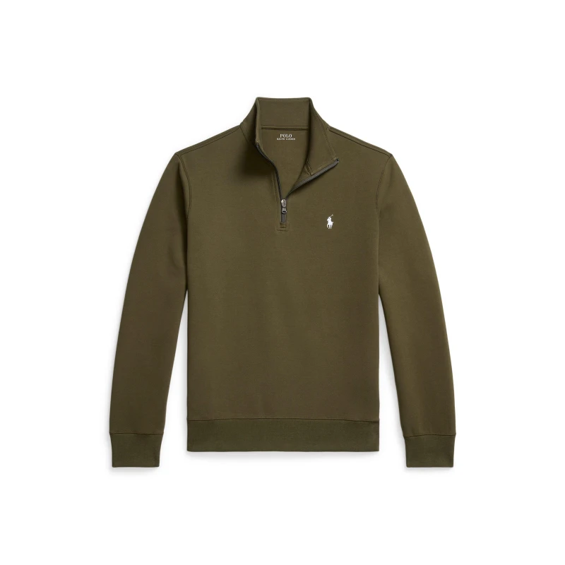 Image of Polo Ralph Lauren Tech 1/4 Zip Fleece Company Olive male S