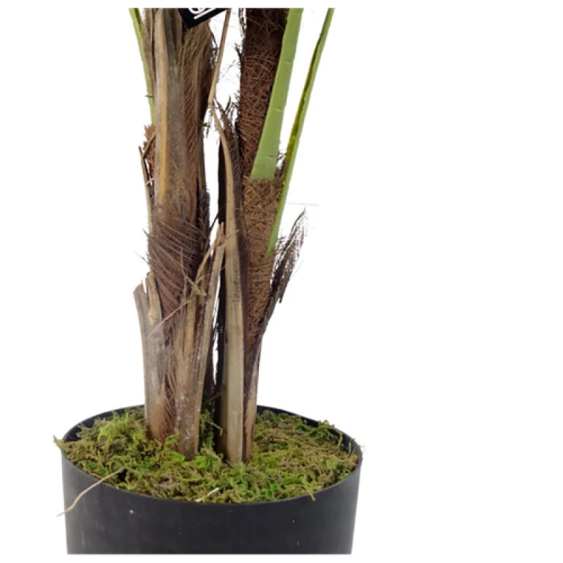 Image of Leaf Design 120cm Leaf Large Artificial Palm Tree (Natural)