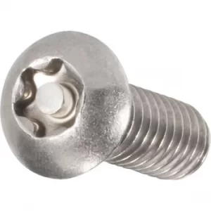 Image of Toolcraft 888771 Tamperproof Torx Panhead Screws A2 Stainless M4 x...