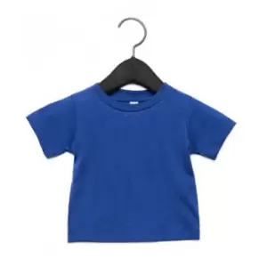 Image of Bella + Canvas Baby Crew Neck T-Shirt (3-6 Months) (True Royal)