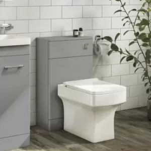 Image of 500mm Grey Back to Wall Toilet Unit Only - Camborne