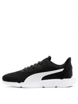 Image of Puma Interflex Runner, Black/White, Size 8, Men