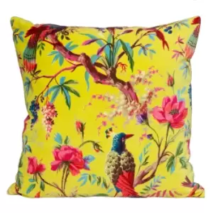 Image of Paradise Velvet Cushion Aracia, Aracia / 50 x 50cm / Polyester Filled