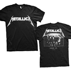 Image of Metallica - Master of Puppets Photo Mens Medium T-Shirt - Black
